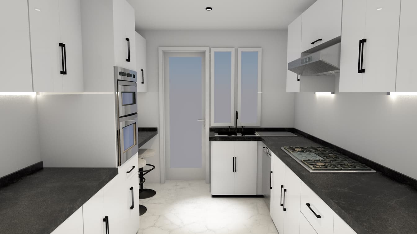 Cuisine noir & blanc