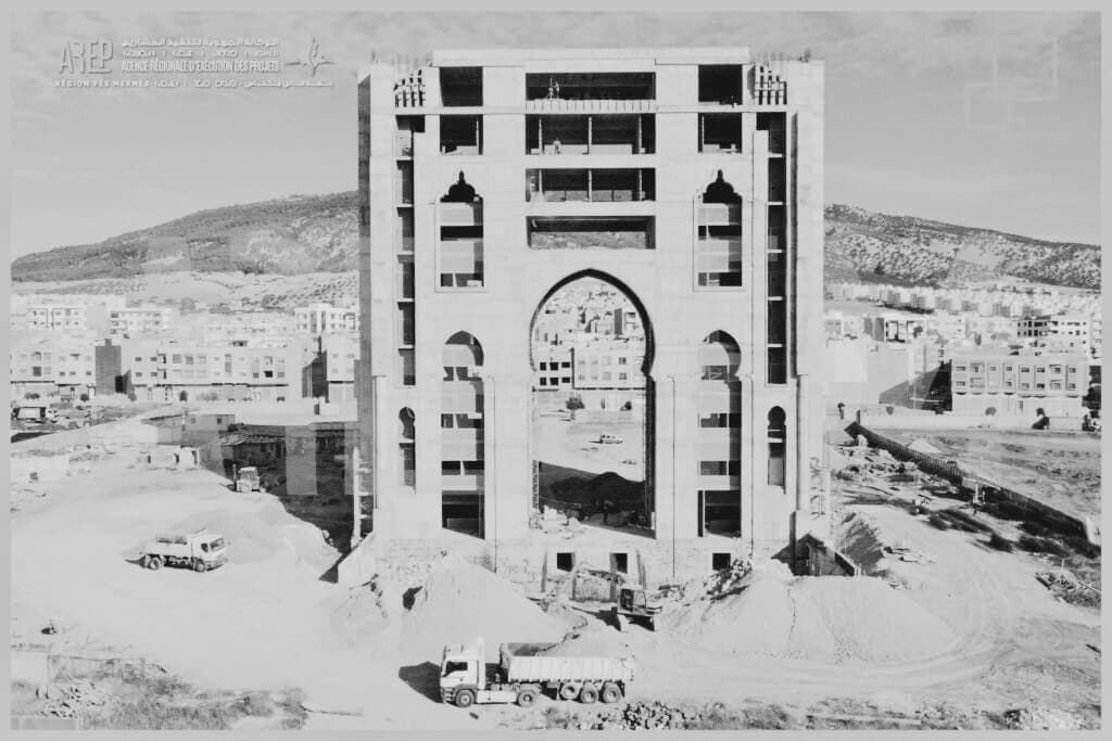 Chantier en gros œuvre — patrimoine fassi